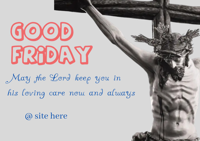 Good Friday template A4