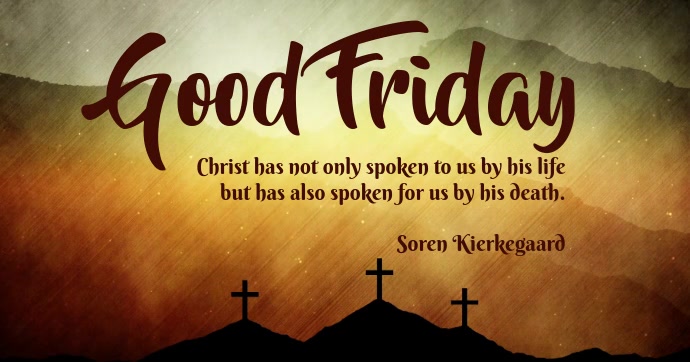 good friday template ภาพที่แชร์บน Facebook