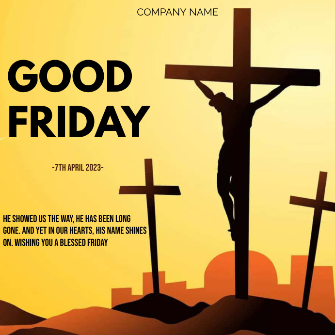 Good Friday Template PosterMyWall