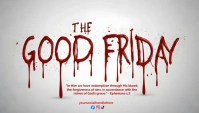 gOOD fRIDAY TEXT WRITTEN N DROPPING BLOOD En-tête de blog template