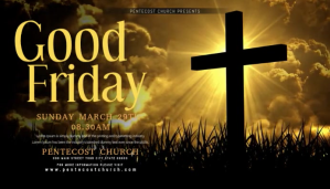 Good Friday Video Header ng Blog template