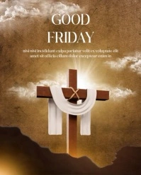 Good Friday Video Wish Template Design Instagram Portrait
