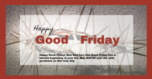 Good Friday wishes Facebook-Anzeige template
