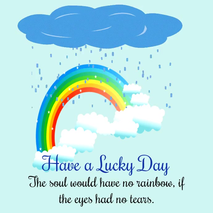 Plantilla de good luck greeting card | PosterMyWall