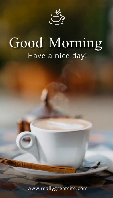 Good Morning Business Card Cartão de visita template