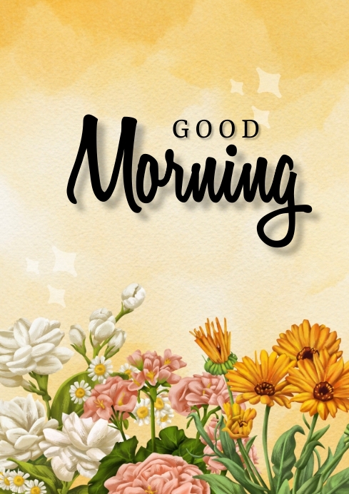 Good Morning Template PosterMyWall