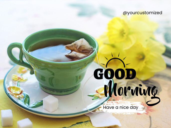 Plantilla de Good Morning Presentación | PosterMyWall