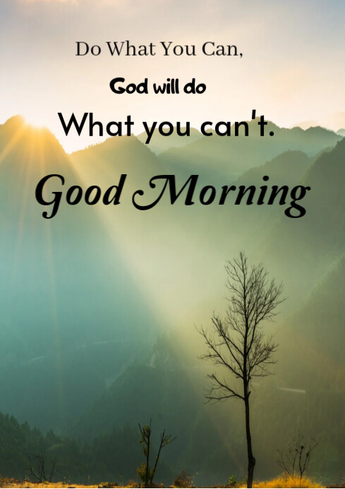 Copy of Good morning | PosterMyWall