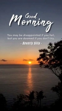 good morning Instagram Reel template