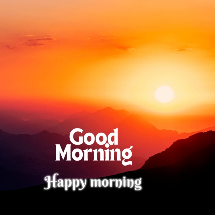 Good morning Square (1:1) template