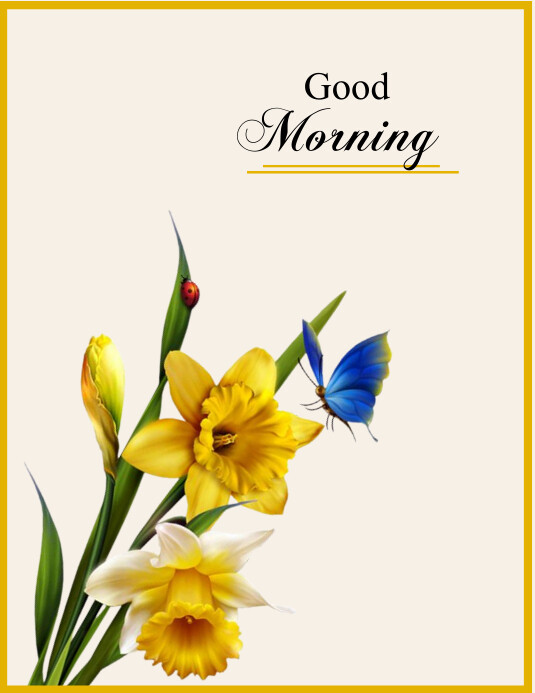 good morning Template | PosterMyWall