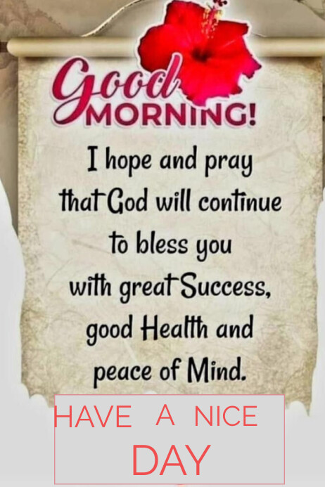Good Morning Template PosterMyWall