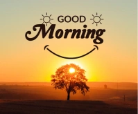 Good morning Rectángulo Mediano template