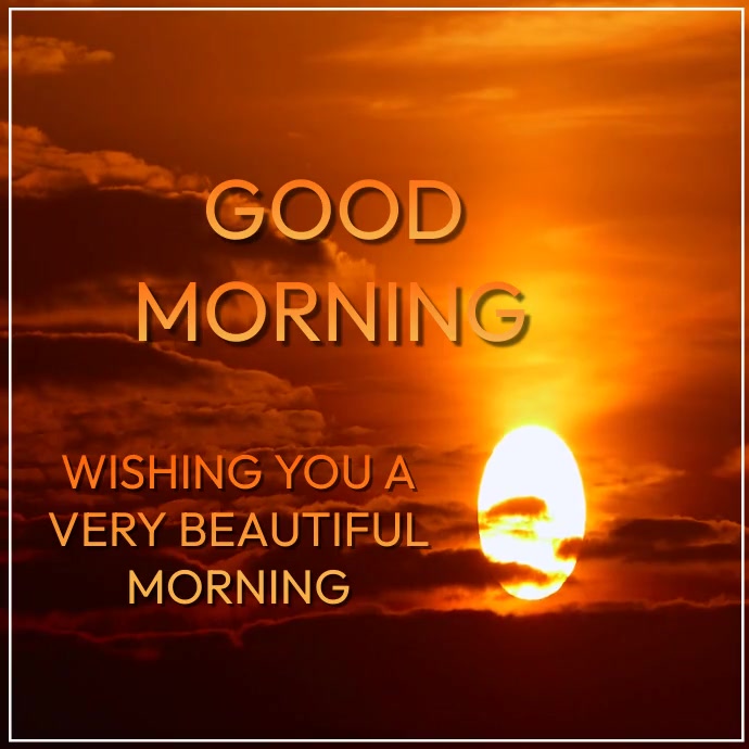 Good Morning Greeting Card Template | PosterMyWall