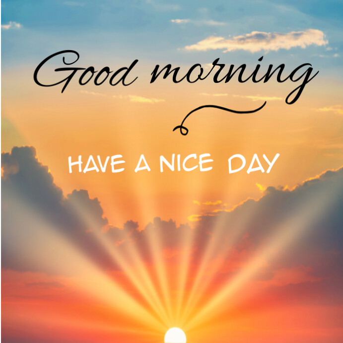 Good morning Instagram post 2023 template