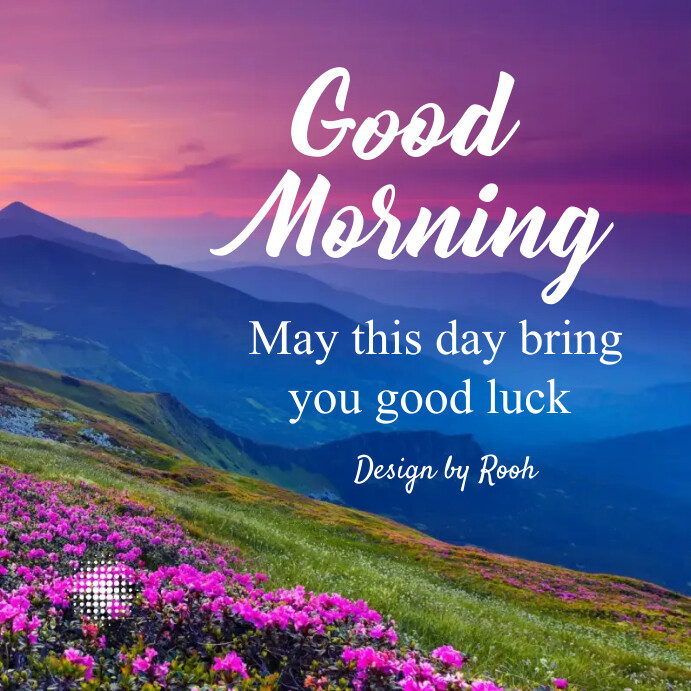 Good morning Instagram post 2024 Template | PosterMyWall