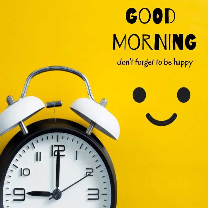 Good morning Instagram post Template | PosterMyWall