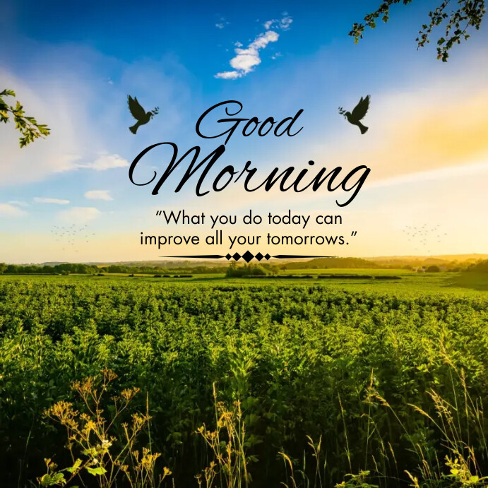 Good Morning Instagram Post Template | PosterMyWall