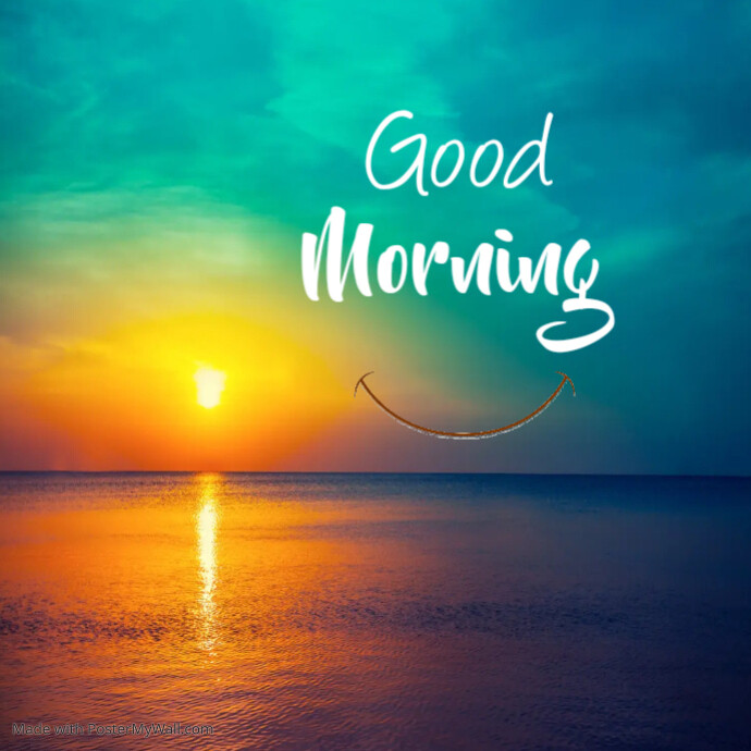 Good morning Instagram post Template | PosterMyWall