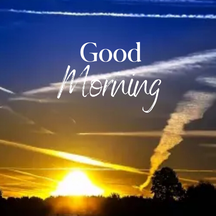 Good morning Instagram post template