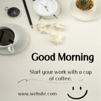 Good Morning  Instagram Post template