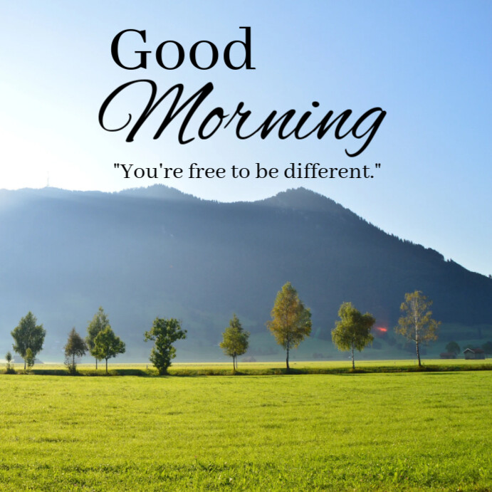 Good morning Instagram post Modelo | PosterMyWall