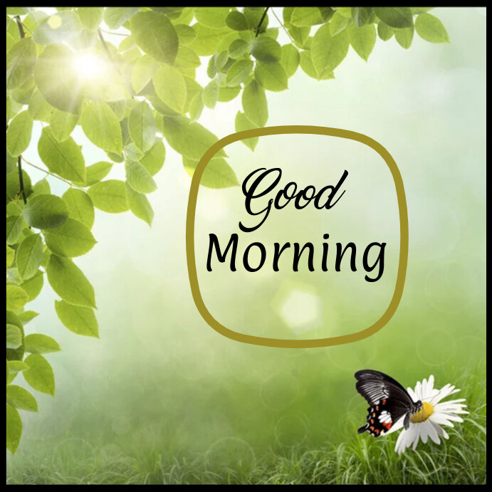 Good Morning instagram post Template | PosterMyWall