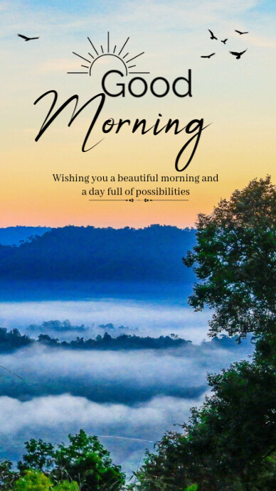 Copy of Good morning Instagram post | PosterMyWall
