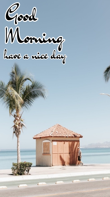 Good Morning Instagram Story Template | PosterMyWall