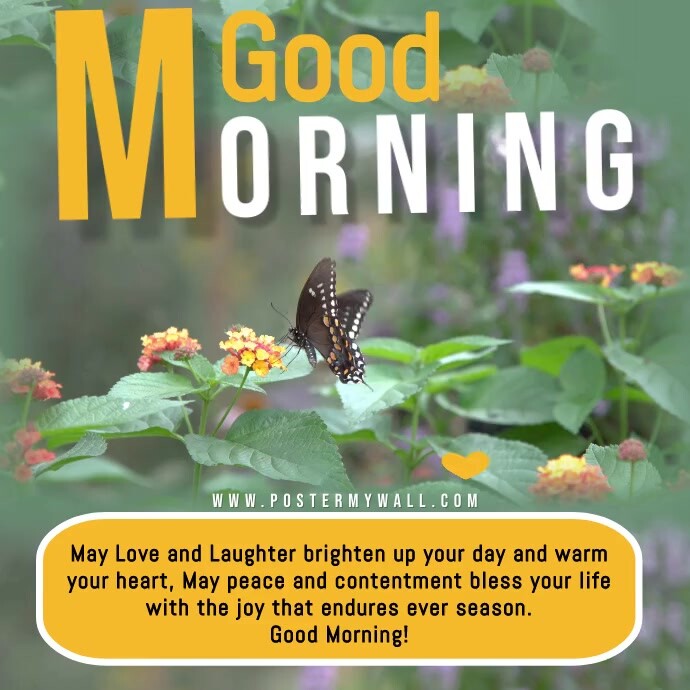 Good Morning Post Template | PosterMyWall