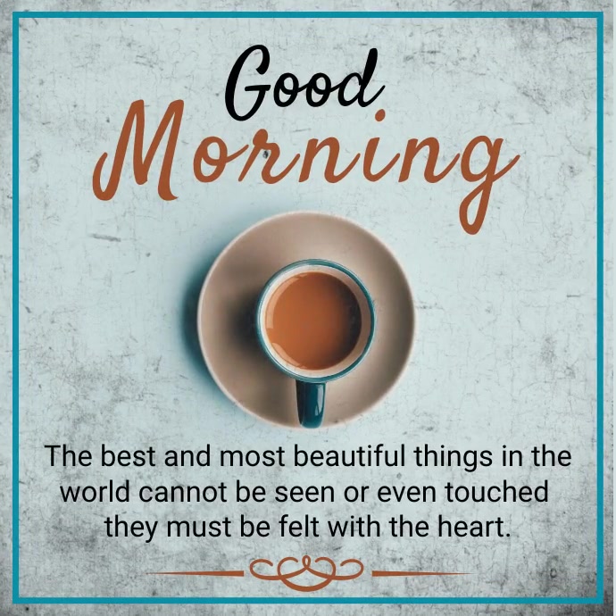 Good Morning Post Template | PosterMyWall