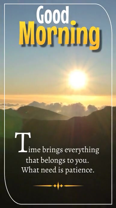 Good Morning Post Template | PosterMyWall