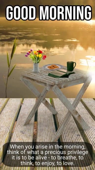 Good Morning Post Template | PosterMyWall