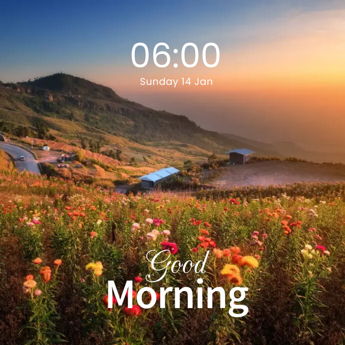 Good Morning Post Template | PosterMyWall