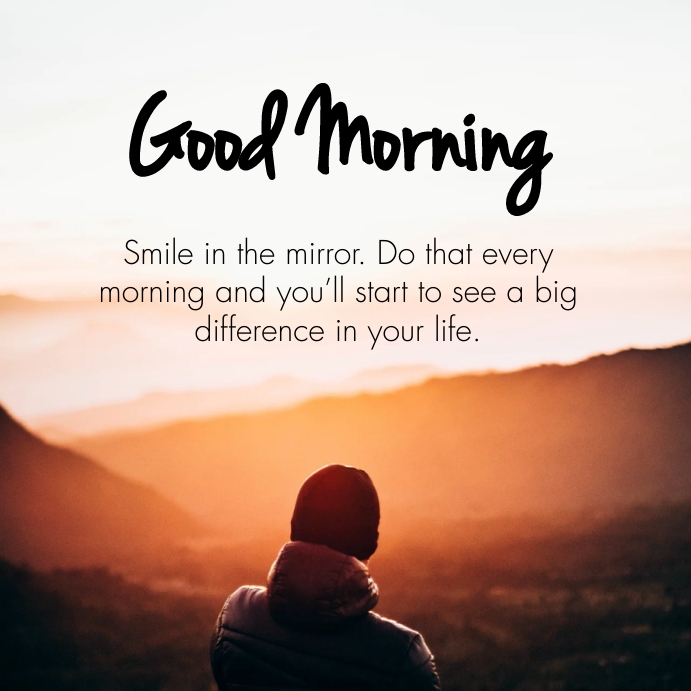 Good Morning Post Template | PosterMyWall