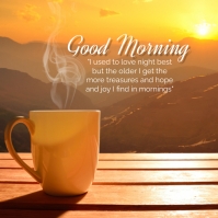 Good Morning Social Media Post Instagram Plasing template