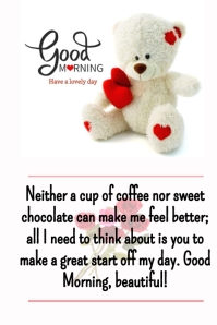 Good Morning Message Template | PosterMyWall