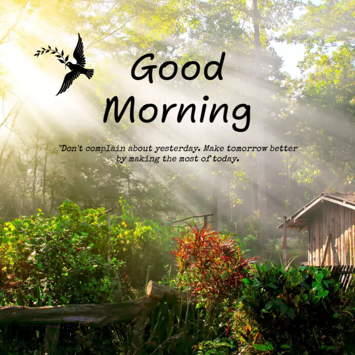 Plantilla de Good Morning Template | PosterMyWall