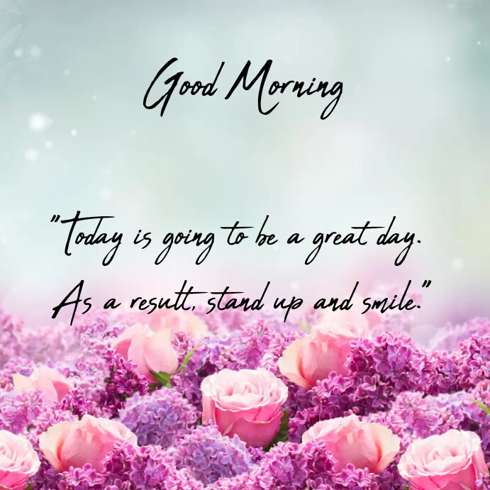 Good Morning Template PosterMyWall