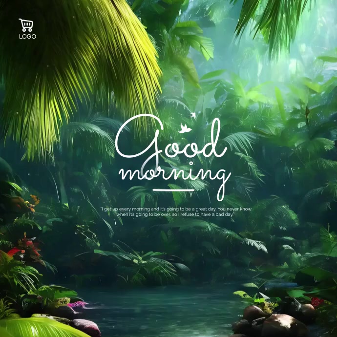Good Morning video Instagram Plasing template