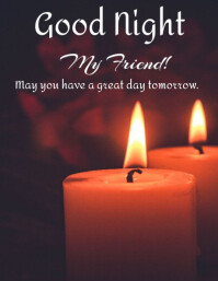 Good Night Template | PosterMyWall