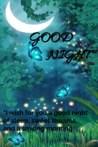 Good night Template | PosterMyWall