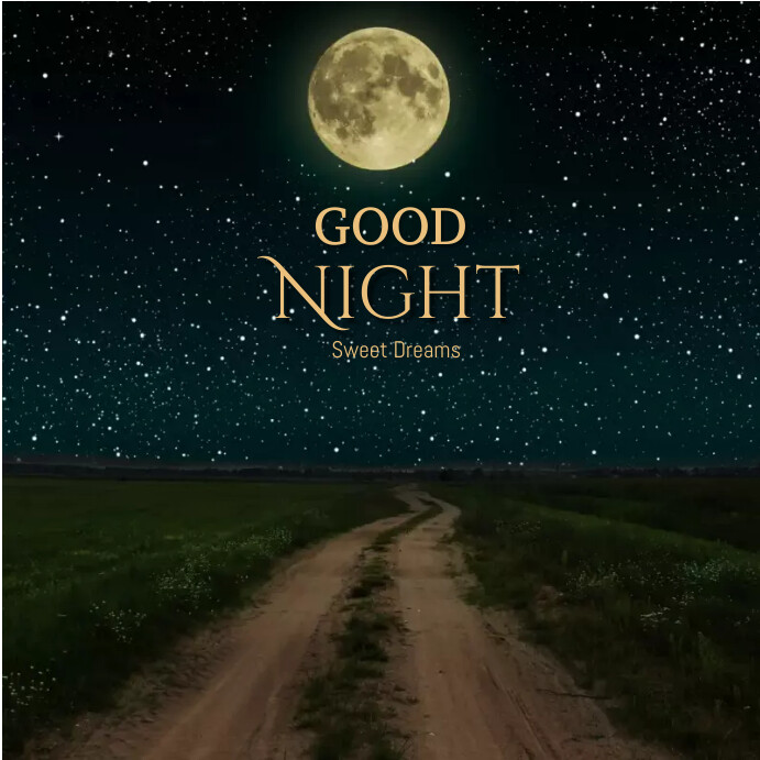 Good Night Design Good Night Template | PosterMyWall