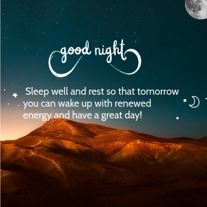 Good night Template | PosterMyWall