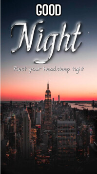 Good Night Instagram Story template