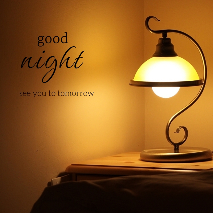 Good night Instagram Post template