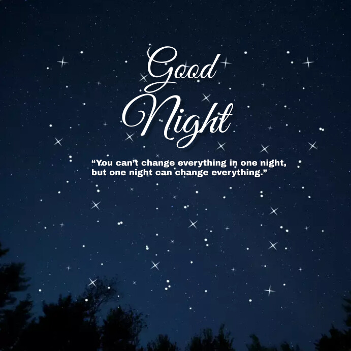 Good Night Design Good Night Template | PosterMyWall