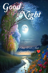 Good Night Poster Template | PosterMyWall