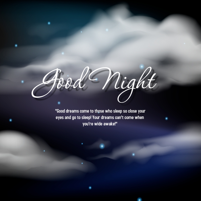 Good Night Design Good Night Template | PosterMyWall