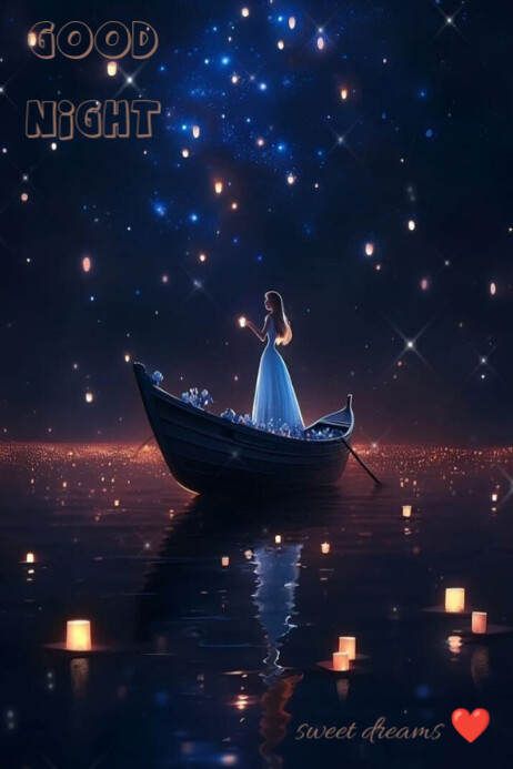 Good night Template | PosterMyWall